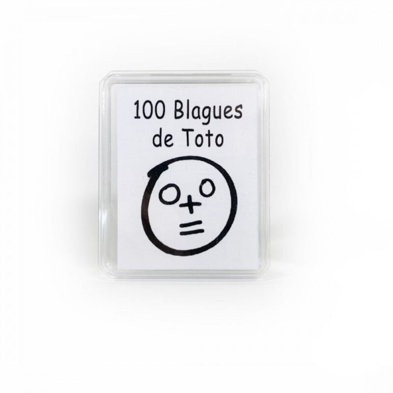 100 Blagues de Toto - Marc Vidal, boîte de cartes humoristiques