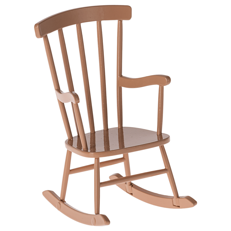 Rocking Chair Souris - Rose Poudré, chaise à bascule élégante pour enfants