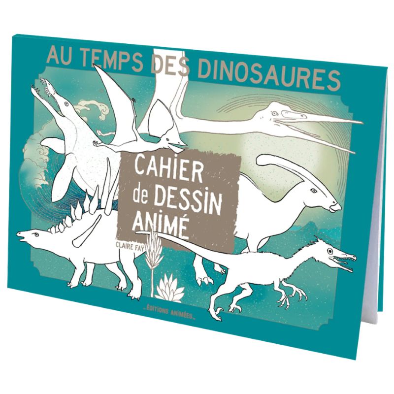 Cahier de Dessin Animé - Au Temps des Dinosaures