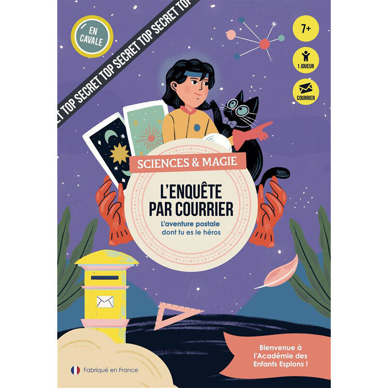 Enquête par Courrier Sciences et Magie, jeu d'aventure postale pour enfants, 7+ ans