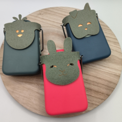 Kit de 3 masques KIVALA - Garden Party, motifs animaux, couleurs variées