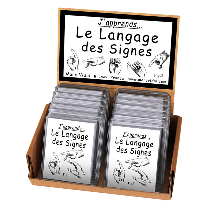 J'apprends La Langue Des Signes, cartes éducatives pour apprendre la LSF