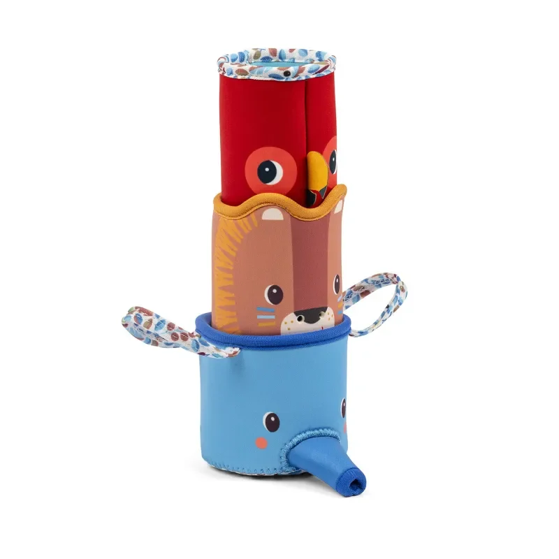 Jouet de bain - Gobelets empilables Jack le lion, colorés et amusants