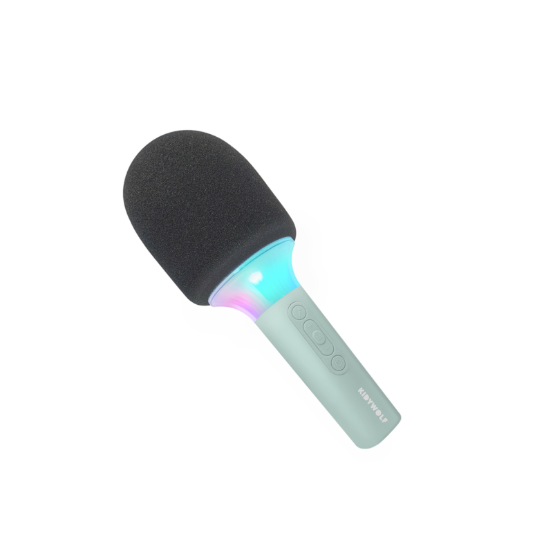 Micro karaoké KIDYMIC avec lumière LED et design ergonomique
