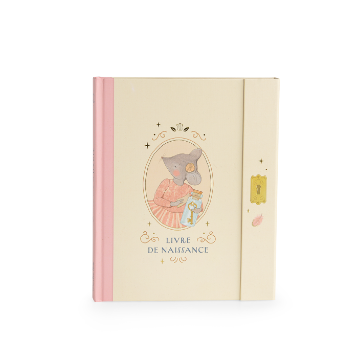 Livre de naissance La Petite École de Danse avec illustration d'un éléphant en danseuse