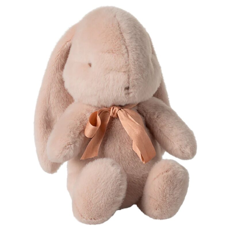 Peluche Lapin Poudre Small (27 cm) avec ruban, douce et câline