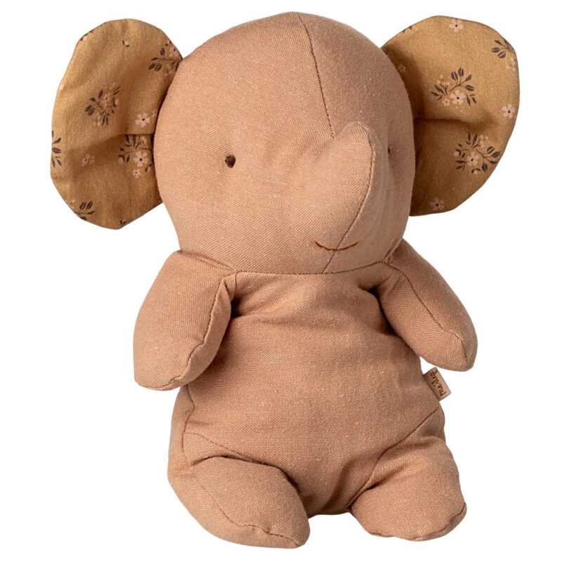 Safari Friends Éléphant Small Rose Poudré - Maileg, peluche douce et câline