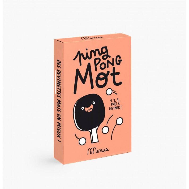 Ping Pong Mot : boîte de jeu de devinettes amusant et interactif