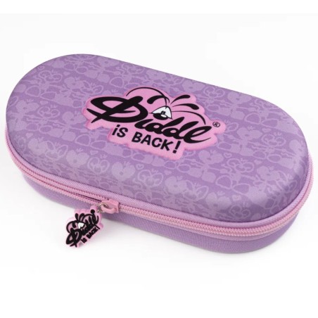 Trousse 3D Diddl violette avec motif et fermeture éclair, accessoire scolaire