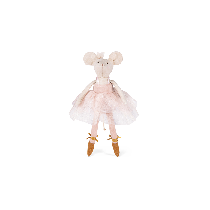 Valise à Tutus Souris - La Petite École de Danse, peluche souris en tutu rose
