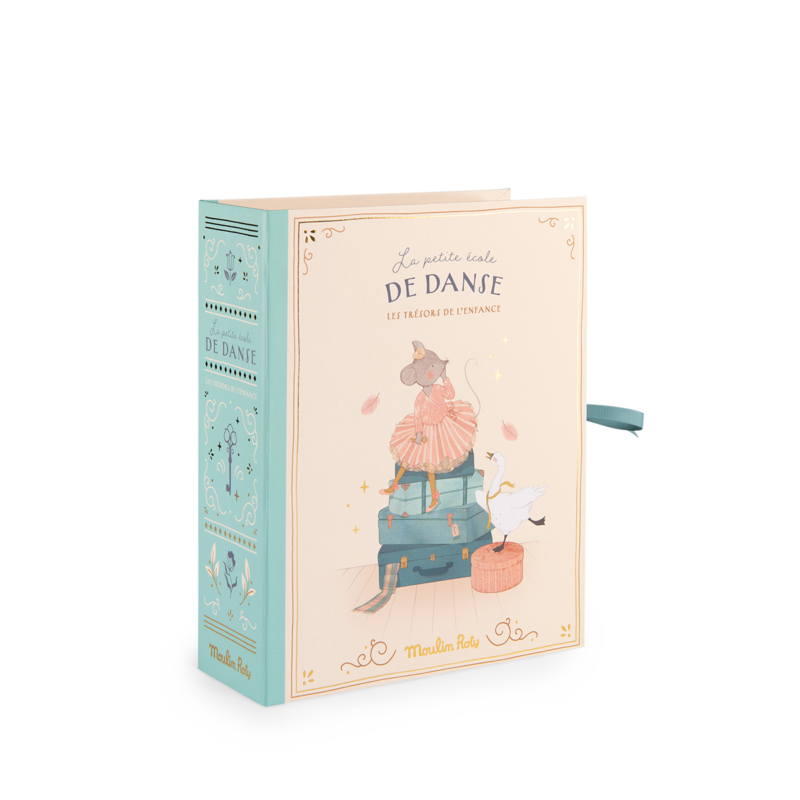 Coffret naissance La petite école de danse, illustration mignonne, cadeau bébé